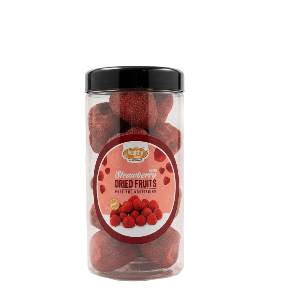 Crunchy Freeze-Dried dried whole strawberries (100 g)